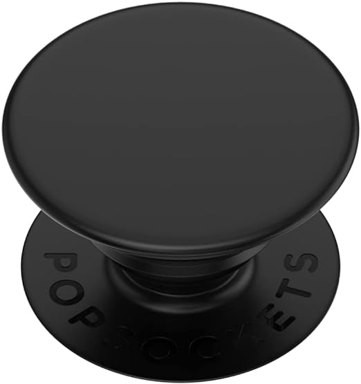 PopSockets-Handygriff mit ausziehbarem Ständer, Schwarz 
