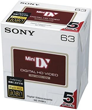 Sony DVM63 HD DVC Mini cinta - Paquete de 5 