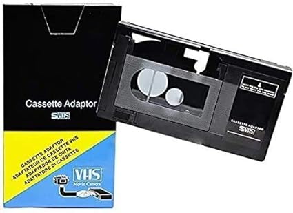 Adaptador Cassette Videocámaras svhs VHS-C a VHS Original Sellado de Fábrica