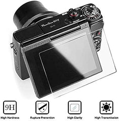 [2-Pack] Screen Protector Tempered Glass for Canon G7X Mark III - Ultra Thin Screen Protective Film For Camera Canon G7 X Mark iii G9X Mark II GX7 GX9