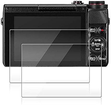 [2-Pack] Screen Protector Tempered Glass for Canon G7X Mark III - Ultra Thin Screen Protective Film For Camera Canon G7 X Mark iii G9X Mark II GX7 GX9