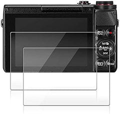 [2er-Pack] Displayschutzfolie aus gehärtetem Glas für Canon G7X Mark III – ultradünne Displayschutzfolie für Kamera Canon G7 X Mark III G9X Mark II GX7 GX9 