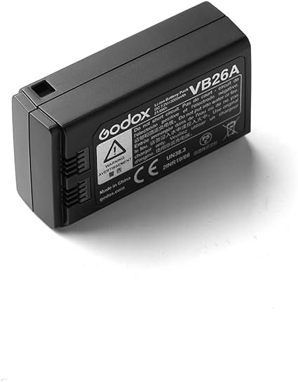 GODOX V1 Battery VB26 VB26A Li-ion Battery V1S V1N V1C V1F V1O V1 Flash and V860III V860III-S V860III-C V860III-N V860III-O V860III-F V850III AD100PRO