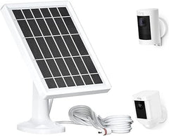 Solar Panel for Ring Camera, Camera Solar Panel Charger for Ring Stick Up Cam Battery & Spotlight Cam Battery-Not for Spotlight Plus/Pro(No Camera)