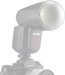 Godox AK-R11 Dome Diffuser, Compatible for Godox H200R Round Flash Head, Godox V1 Flash Series, V1-S, V1-N, V1-C, AD200 Pro, AD200
