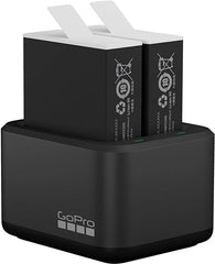 GoPro Dual-Akkuladegerät + 2 Enduro-Akkus (HERO11 Black/HERO10 Black/HERO9 Black) – Offizielles GoPro-Zubehör