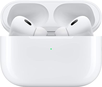 Apple AirPods Pro (2. Generation) Kabellose Ohrhörer mit USB-C-Aufladung, bis zu 2-mal mehr aktive Bluetooth-Kopfhörer mit Geräuschunterdrückung, Transparenzmodus, adaptives Audio, personalisiertes räumliches Audio