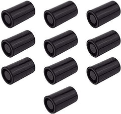 Botes de película plástica de calibre 35 mm con tapas, 10 unidades (negro)
