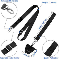 OUTXE Phone Lanyard - 4× Pads, 1× Adjustable Neck Strap, 1× Wrist Strap, Nylon Lanyard Compatible with All Smartphone