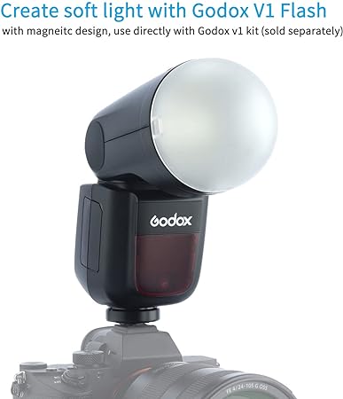 Godox AK-R11 Diffuser Dome for Godox V1 Round Head Flash for Godox AD100Pro / H200R