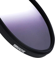 ZOMEI 72mm Ultra Thin Grey GC Graduated Gray Gradual Neutral Density Lens Filter