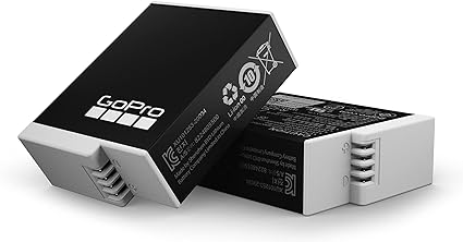 GoPro Rechargeable Enduro Battery 2-Pack (HERO11 Black/HERO10 Black/HERO9 Black) - Official GoPro Accessory