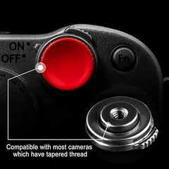Camera Shutter Button (2 Pack/Red) Upscale and Delicate Soft Shutter Release Button