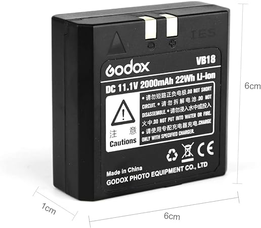 GODOX VB18 Powerful Convenient Li-ion Battery VING V850II V860II Camera Flash Speedlite and TUYUNG Cleaning Cloth