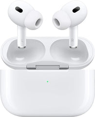 Auriculares inalámbricos Apple AirPods Pro (segunda generación) con carga USB-C, auriculares Bluetooth con cancelación de ruido hasta 2 veces más activa, modo transparencia, audio adaptable, audio espacial personalizado