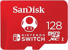 SanDisk 128 GB microSDXC-Karte, lizenziert für Nintendo-Switch – SDSQXAO-128G-GNCZN 