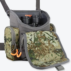 SPIKA Binocular Harness Chest Pack, Bino Case with Rangefinder Waterproof Pouch for Hunting