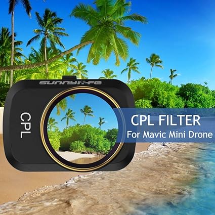 Lens Filter Set Compatible with DJI Mini 2/Mavic Mini/Mini SE/Mini 2 SE Accessories 6Pcs Filter Combo Multi Coated Filters Camera Lens (CPL MCUV ND4 ND8 ND16 ND32)