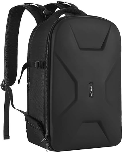 MOSISO Camera Backpack, DSLR/SLR/Mirrorless Photography Camera Bag 15-16 inch Waterproof Hardshell Case with Tripod Holder&Laptop Compartment Compatible with Canon/Nikon/Sony, Black