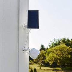 Arlo Solarpanel-Ladegerät (2021 veröffentlicht) – Arlo-zertifiziertes Zubehör – funktioniert mit Arlo Pro 5S 2K, Pro 4, Pro 3, Floodlight, Ultra 2 und Ultra-Kameras, wetterbeständig, einfache Installation, Weiß – VMA5600