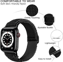 Lerobo Elastic Bands Compatible with Apple Watch Bands 44mm 45mm 42mm 49mm 38mm 40mm 41mm, Stretchy Solo Loop Soft Nylon Strap Replacement Band Compatible for Apple Watch Ultra 2 iWatch SE Series 9 8 7 6 5 4 3 2 1 Women Men