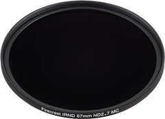 Firecrest ND 67mm Neutral density ND 2.7 (9 Stops) Filter for photo, video, broadcast and cinema production