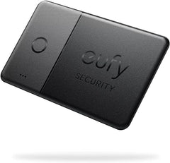 Tarjeta eufy Security by Anker SmartTrack (negra, paquete de 1), funciona con Apple Find My (solo iOS), rastreador de billetera, buscador de teléfono, resistente al agua, duración de batería de hasta 3 años (no compatible con Android) 