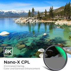 77mm Circular Polarizers Filter, K&F Concept 77MM Circular Polarizer Filter HD 28 Layer Super Slim Multi-Coated CPL Lens Filter (Nano-X Series)