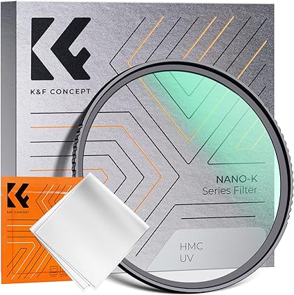 K&F Concept 67mm MCUV Lens Protection Filter 18 Multi-Coated Camera Lens UV Filter Ultra Slim with Cleaning Cloth (K-Series)