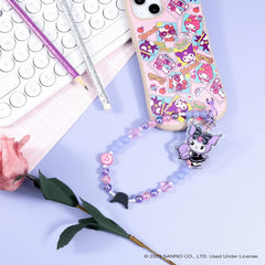 iFace Hello Kitty and Friends Beaded Wristlet Universal Phone Charm Strap - Cute Wrist Chain Lanyard Aesthetic Decor Strap for Cell Phone Camera Keys AirPods Keychains