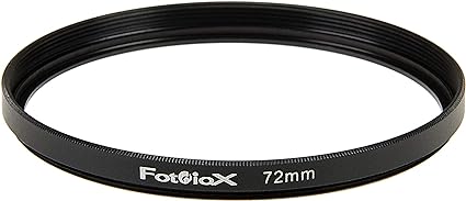 Fotodiox Metal Spacing Ring, Anodized Black 72-72mm