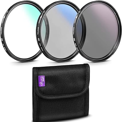 67MM Altura Photo Professional Photography Filter Kit (UV, CPL Polarizer, Neutral Density ND4) for Camera Lens with 67MM Filter Thread + Filter Pouch